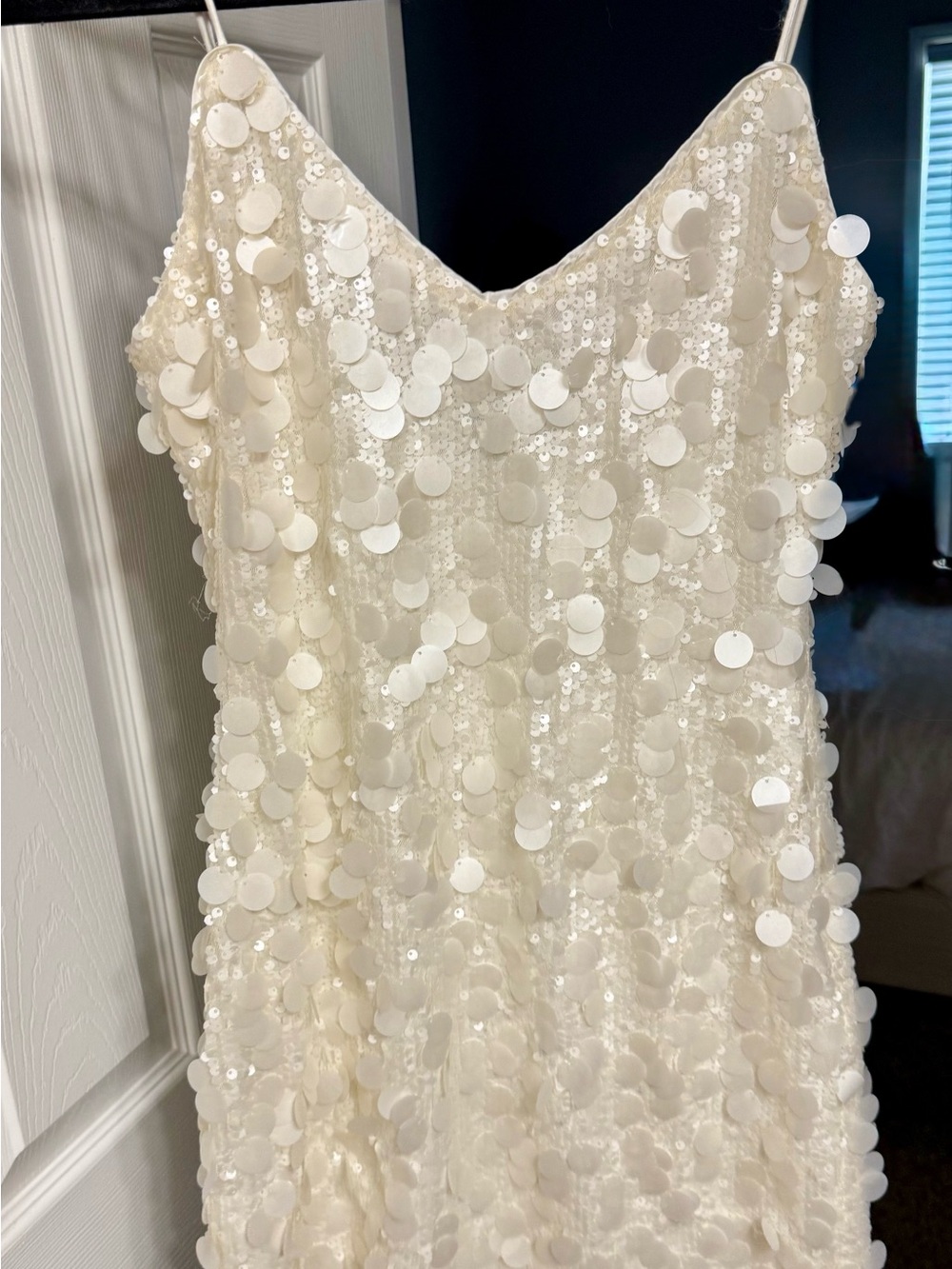 Meshki Romilly Sequin Mini Dress - Ivory